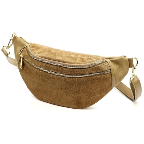 Luka 24-017-01 M barna női bőr crossbody, övtáska 33 x 15 x 9 cm