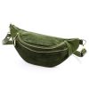 Luka 24-017-01 M zöld női bőr crossbody, övtáska 33 x 15 x 9 cm