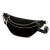 Luka 24-017-01 M fekete női bőr crossbody, övtáska 33 x 15 x 9 cm