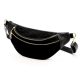 Luka 24-017-01 M fekete női bőr crossbody, övtáska 33 x 15 x 9 cm