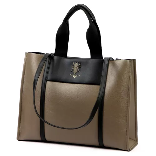 .EGO ECR0006IN 030024JZ női rostbőr táska 38 x 29 x 11 cm
