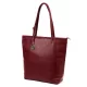 Gregorio 1728 DOLLARO bordó női bőr válltáska, shopper 37 x 35 x 14 cm