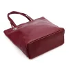 Gregorio 1728 DOLLARO bordó női bőr válltáska, shopper 37 x 35 x 14 cm
