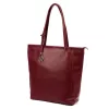 Gregorio 1728 DOLLARO bordó női bőr válltáska, shopper 37 x 35 x 14 cm