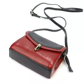   Florence 51 MULTI bordó női bőr válltáska, oldaltáska 18,5 x 14 x 8 cm