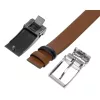 Peterson PTN KL-B005-S001 BLACK-BROWN férfi marhabőr ajándék szett 135 cm