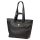Gregorio 1745 DOLLARO fekete női bőr kézitáska, válltáska, shopper 44 x 29 x 16 cm