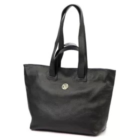   Gregorio 1745 DOLLARO fekete női bőr kézitáska, válltáska, shopper 44 x 29 x 16 cm