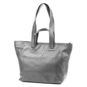   Gregorio 1745 DOLLARO szürke női bőr kézitáska, válltáska, shopper 44 x 29 x 16 cm