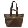 Gregorio 1745 DOLLARO barna női bőr kézitáska, válltáska, shopper 44 x 29 x 16 cm
