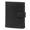 Nordee ADL06-N4L fekete férfi bőr pénztárca 10.5 x 12.8 x 2.5 cm
