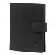 Nordee ADL06-N4L fekete férfi bőr pénztárca 10.5 x 12.8 x 2.5 cm