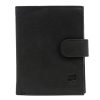Nordee ADL06-N4L fekete férfi bőr pénztárca 10.5 x 12.8 x 2.5 cm