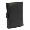 Nordee ADL06-N4L fekete férfi bőr pénztárca 10.5 x 12.8 x 2.5 cm