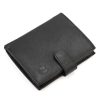 Nordee ADL06-N4L fekete férfi bőr pénztárca 10.5 x 12.8 x 2.5 cm