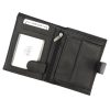 Nordee ADL06-N4L fekete férfi bőr pénztárca 10.5 x 12.8 x 2.5 cm