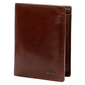   EL FORREST 554-28 barna férfi marhabőr pénztárca RFID  10 x 12.5 x 3 cm