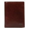 EL FORREST 705-28 barna férfi marhabőr pénztárca RFID 10 x 13 x 3 cm