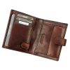 EL FORREST 712-28 barna férfi marhabőr pénztárca RFID 11 x 13 x 3 cm