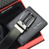 Pierre Cardin ZG-2-324-FWJ fekete férfi marhabőr ajándék szett