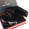Pierre Cardin ZG-2-324-FWJ fekete férfi marhabőr ajándék szett