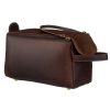 Peterson PTN 4063-OPU barna férfi bőr kozmetikai táska 25 x 15 x 12 cm
