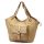 VS 016 homokszínű női bőr válltáska, shopper táska 45 x 32 x 15 cm 