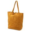 Patrizia 419-013-05 okkersárga női bőr válltáska, shopper táska 38 x 38 x 13 cm 