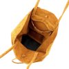 Patrizia 419-013-05 okkersárga női bőr válltáska, shopper táska 38 x 38 x 13 cm 