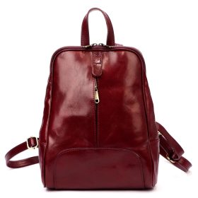 Florence 2001 bordó női bőr hátizsák 29 x 33 x 12 cm