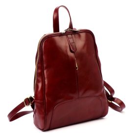 Florence 2001 bordó női bőr hátizsák 29 x 33 x 12 cm