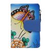Cavaldi N18-SPW BTF kék női bőr pénztárca 10 x 14 x 3 cm