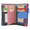 Cavaldi N18-SPW BTF kék női bőr pénztárca 10 x 14 x 3 cm