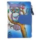 Cavaldi N18-SPW OWL kék női bőr pénztárca 10 x 14 x 3 cm