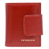 Peterson PTN 42329-DSL piros női bőr pénztárca 8.5 x 10.5 x 3 cm