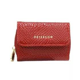 Peterson PTN 423229-DSL piros női bőr pénztárca 9 x 7 cm