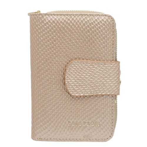 Peterson PTN 425214-DSL bézs női bőr pénztárca 14 x 9 x 3.5 cm