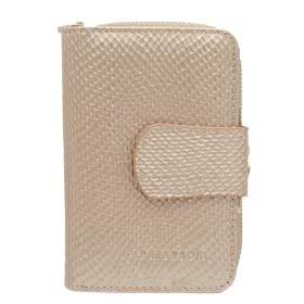   Peterson PTN 425214-DSL bézs női bőr pénztárca 14 x 9 x 3.5 cm