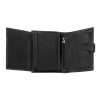 Luxury 278-9 RFID fekete férfi bőr pénztárca 9.5 x 12.8 x 2.5 cm