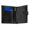 Luxury 278-5 RFID fekete férfi bőr pénztárca 9.5 x 12.8 x 2.5 cm