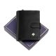 Luxury 277 RFID fekete férfi bőr pénztárca 9.5 x 12.8 x 2.5 cm