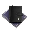 Luxury 277 RFID fekete férfi bőr pénztárca 9.5 x 12.8 x 2.5 cm
