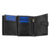 Luxury 277 RFID fekete férfi bőr pénztárca 9.5 x 12.8 x 2.5 cm