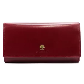 Luxury 77144 RFID piros női bőr pénztárca 18,5 × 10 cm