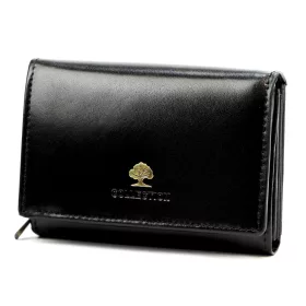   Luxury 74892 RFID fekete női bőr pénztárca 12 x 9 x 3.8 cm