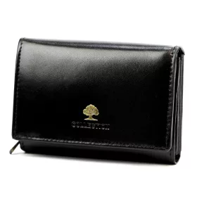   Luxury 74892 RFID fekete női bőr pénztárca 12 x 9 x 3.8 cm