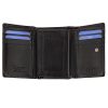 Luxury 77300-9 RFID fekete női bőr pénztárca 12.5 x 8.5 x 3.5 cm