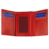 Luxury 77300-9 RFID piros női bőr pénztárca 12.5 x 8.5 x 3.5 cm