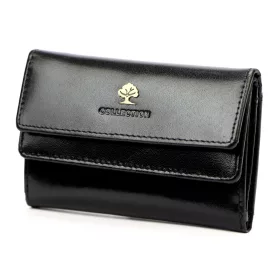   Luxury 77074 RFID fekete női bőr pénztárca 13 x 8.5 x 3.5 cm