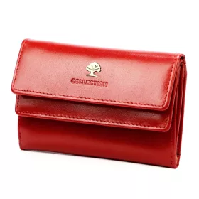   Luxury 77074 RFID piros női bőr pénztárca 13 x 8.5 x 3.5 cm